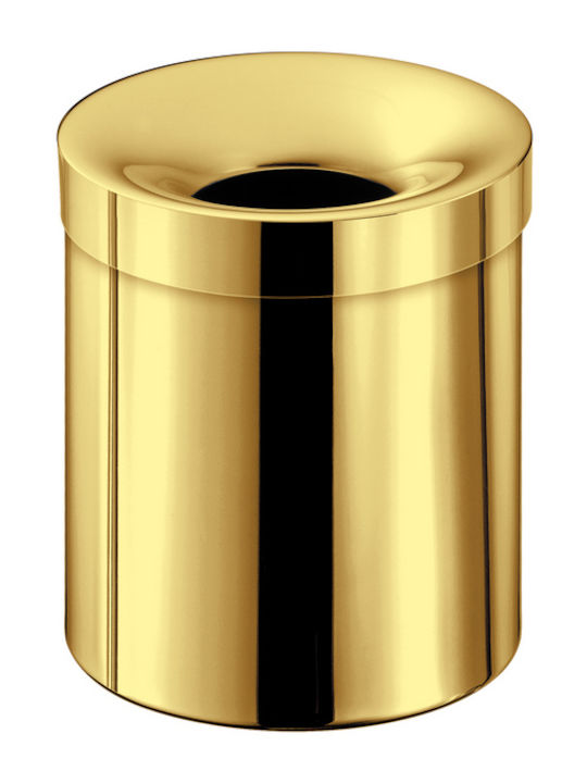 Sanco Metallisches Badezimmer Behälter 5lt Gold
