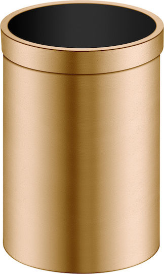 Sanco Metallic Bathroom Bin 12lt Gold