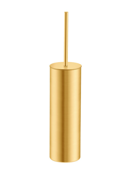 Sanco Metallische Toilettenbürste Badezimmer Gold