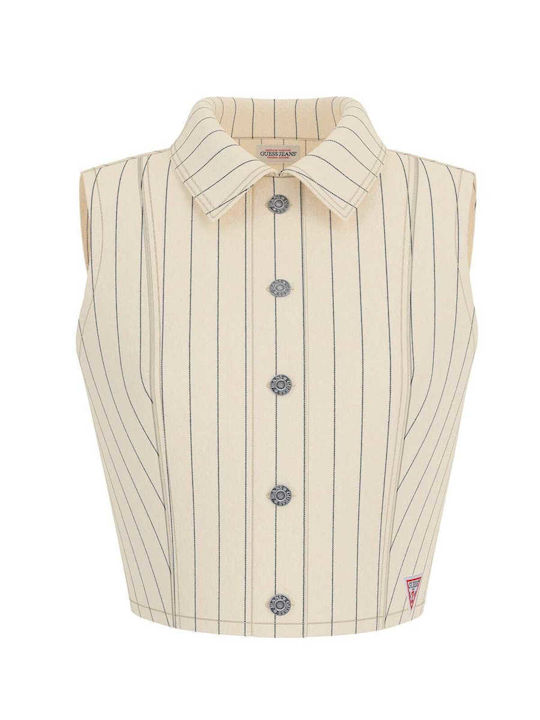 Long Sleeve Women's Shirt Ecru