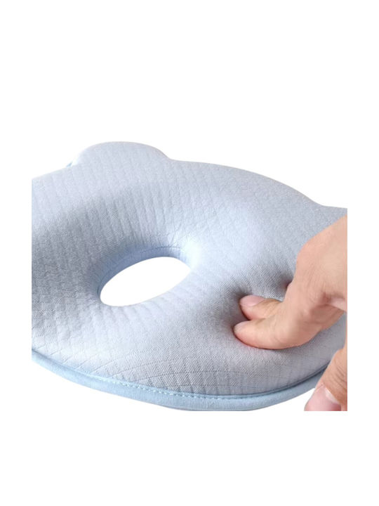 Queen Mother Βρεφικό Μαξιλάρι Ύπνου Memory Foam Θαλασσί