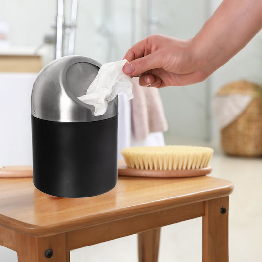 Orion Inox Καλαθάκι Μπάνιου 1.2lt Γκρι