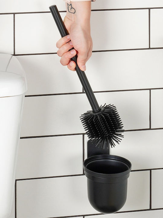 Vilde Perie de Toaletă Metalică Neagră