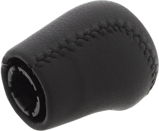 Nissan Qashqai 06-13 6-speed Black Eco Leather + Silver Gear Shift Knob