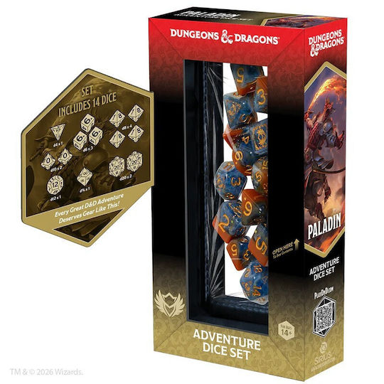 D&d Abenteuer Würfel Paladin Orange Blau