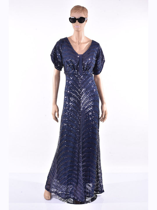 Maxi Evening Dress Blue