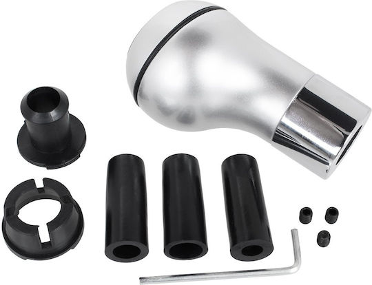 Bmw E39 E46 E53 E60 E61 E81 E82 E83 E85 E87 E90 E91 E92 E93 Gear Shift Knob Silver+chrome 5 Speed