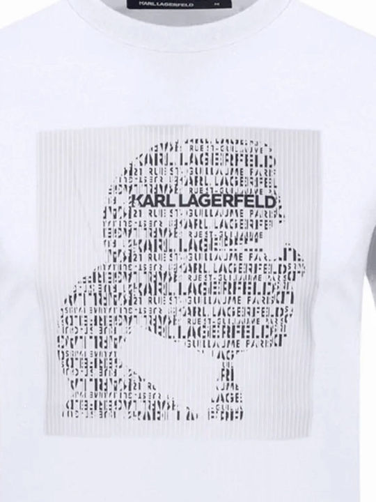 Karl Lagerfeld Tricou Alb