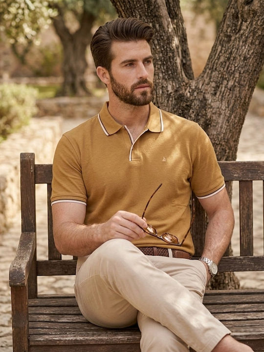 Polo Herrenblusen Braun