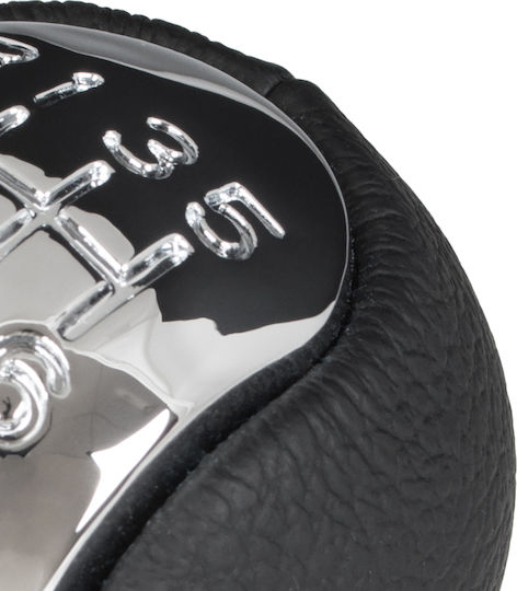 Opel Vectra C 02-08 Gear Shift Knob 6 Speed Eco Leather + Chrome