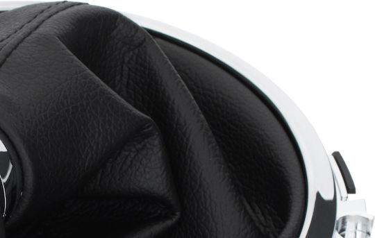 Audi TT 8J 06-14 Schwarzer Chrom Schaltknopf + Schwarze Gamaschen Chromrahmen 6 Gänge