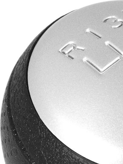 Nissan X-trail 07-14 6-speed Shift Knob Black + Silver