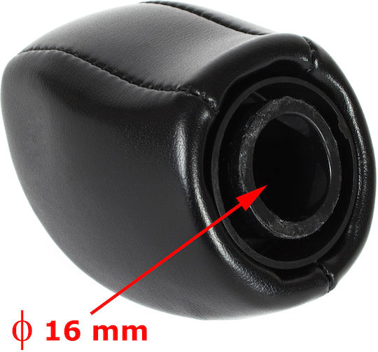 Renault Laguna Iii 07-15 6-speed Gear Shift Knob Black Eco Leather + Silver