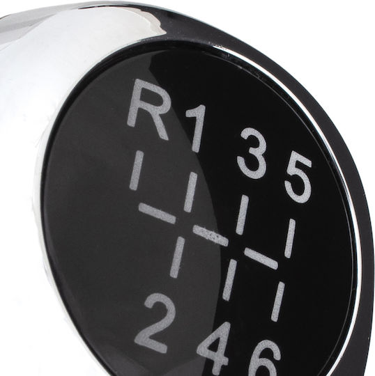 Hyundai I20 07-12 Gear Shift Knob Black + Chrome 6 Speed