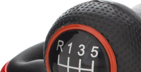 Vw Golf Iv 97-06 Schaltknopf + Schaltmanschette Roter Rahmen 6-Gang 12mm