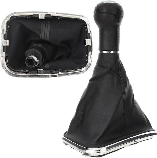 VW Golf IV 98-05 Mâner Schimbător Viteze Argintiu + Orificiu 12mm