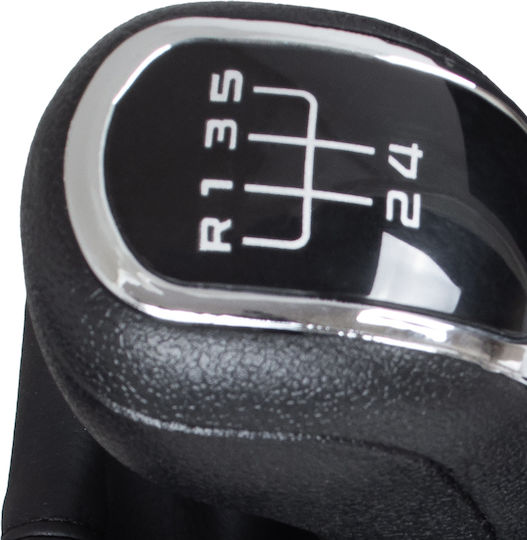 Skoda Octavia Ii 09-12 Gear Shift Knob + Gaiter Frame 5 Speeds