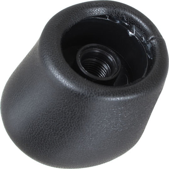 Ford Focus Ii Iii Car Shift Knob Black Synthetic Leather Silver Red Design 6 Speeds