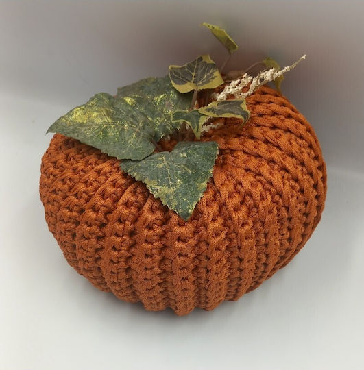 Aristourgimata Handmade Tabletop New Year's Lucky Charm Orange Pumpkin Fabric 59cm Aristourgimata Handmade Tabletop New Year's Lucky Charm Orange Pumpkin Fabric 59cm