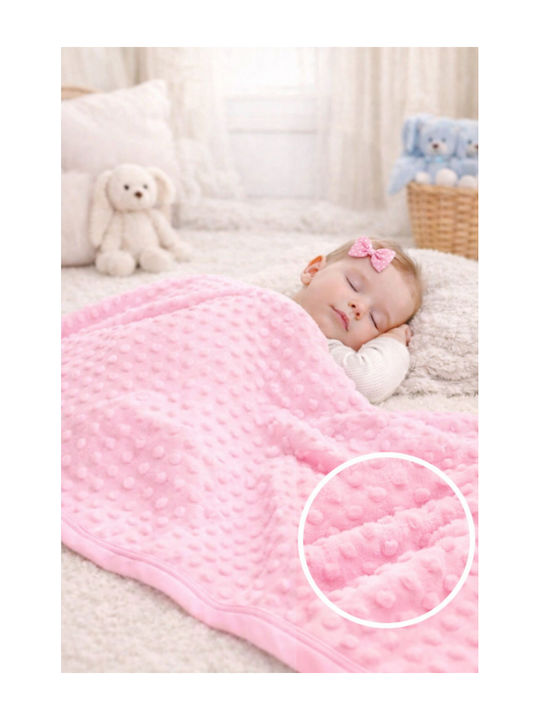 SteweHome Nursery Swaddling Cotton Ecru Blanket 100x90cm