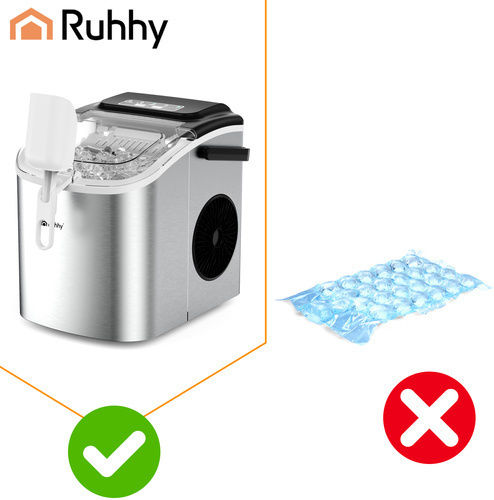 Ruhhy Ice Machine with Daily Ice Making Capacity 12kg