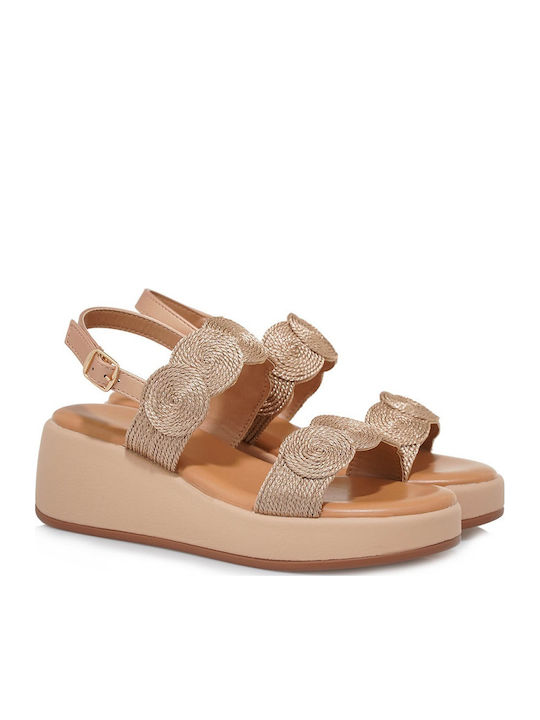 Summer Women's Platforms Rose Gold