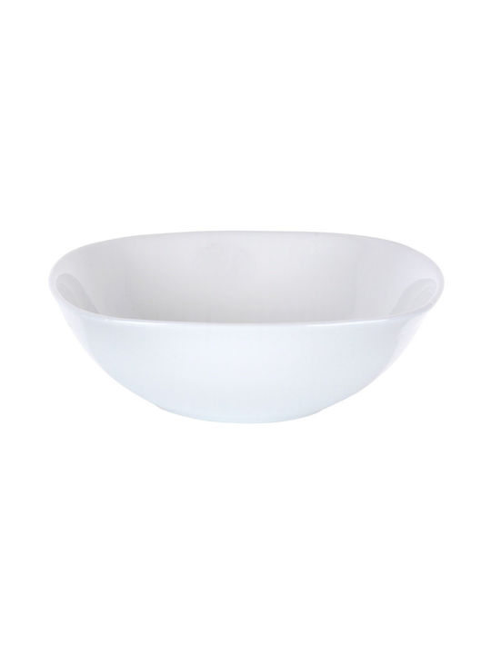 Orion Square White Glass Ice Cream Serving Bowl 11.5x11.5cm
