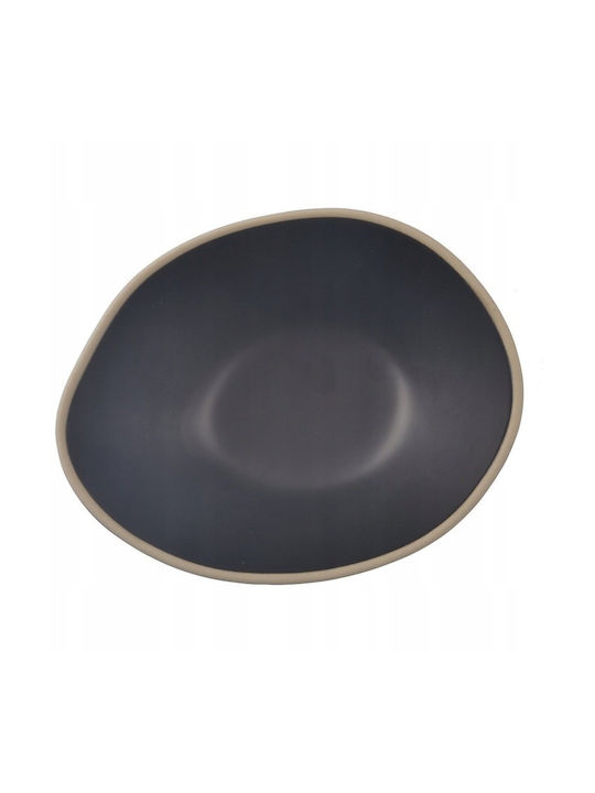 Orion Round Black Ceramic Serving Bowl Diameter 11cm