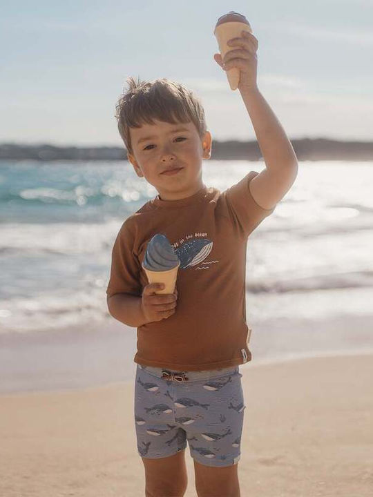 Little Dutch Kids Swimwear Rashguard Light Blue