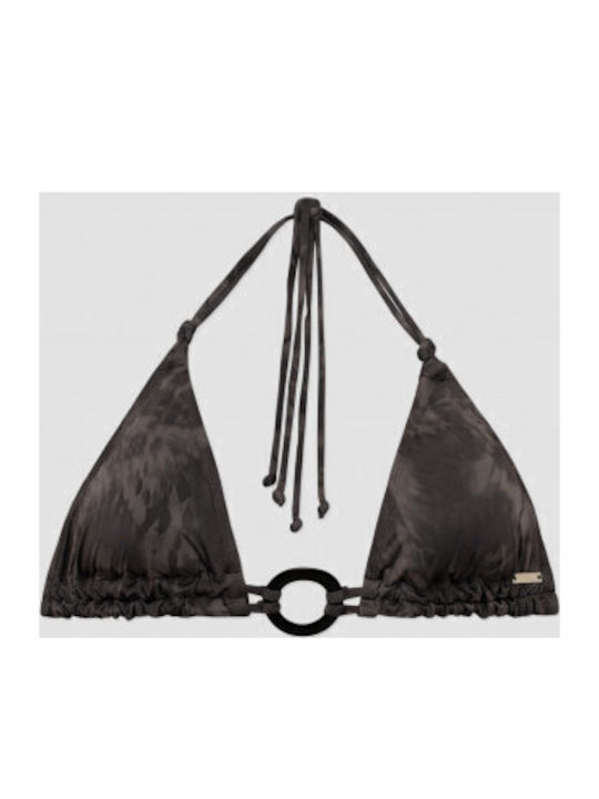Bikini Τριγωνάκι D Cup Black Tie Dye