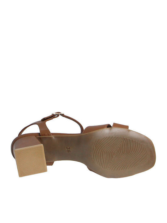 Leather Tabac Brown Sandals