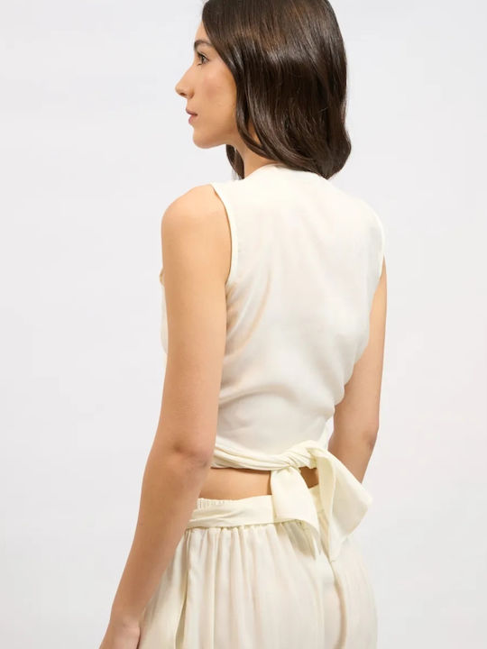 White Women's Vest