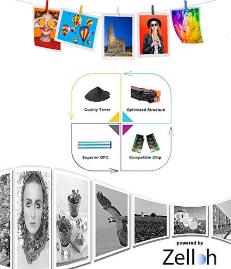 Compatible Toner Cartridge for HP Laser Printer Mfp M631dn Mfp M631h Mfp M632z Mfp M633z Black