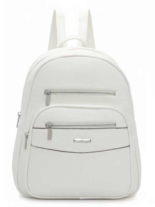 Women's Beige Backpack Bag HX-11256-APRICOT