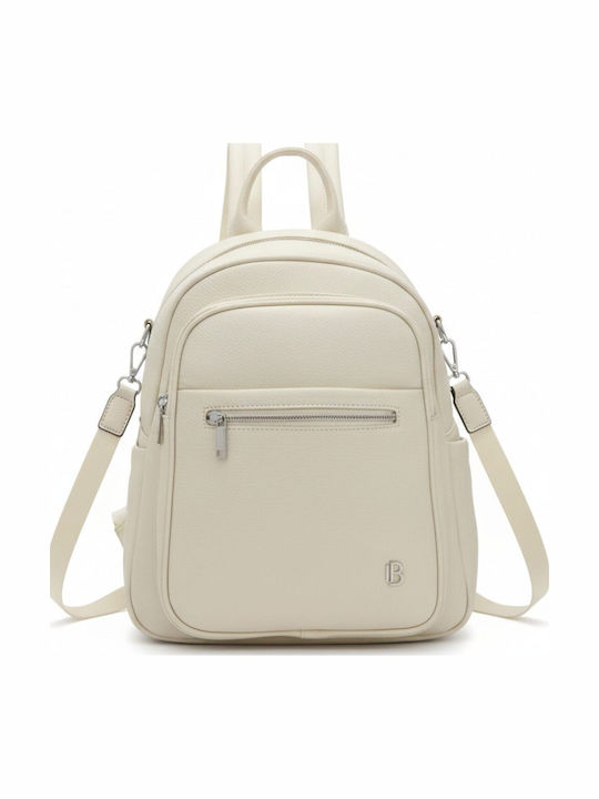 Women's Beige Backpack Bag