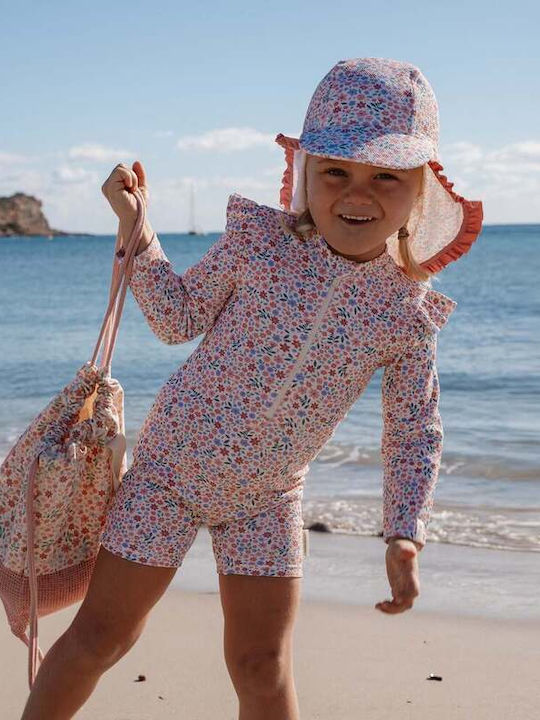 Little Dutch Kids Fabric Sun Hat Pink