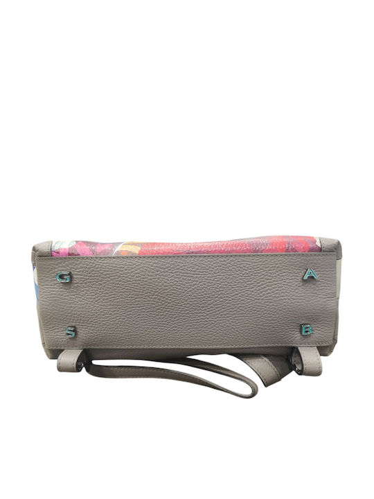 Leather Women's Backpack Multicolour