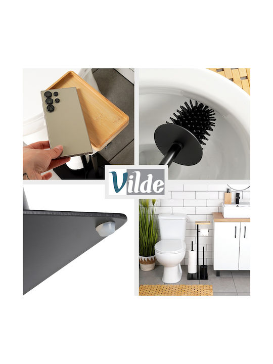 Vilde Metal Black Bathroom Accessory Set