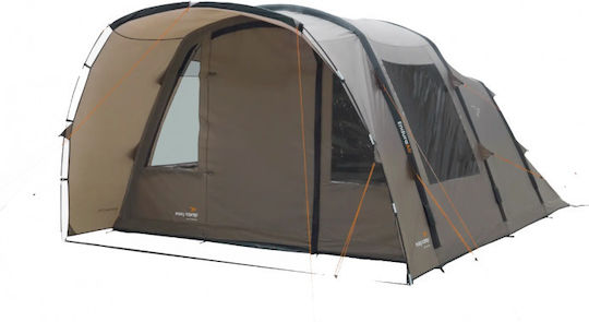 Easy Camp Brimnes 5 Air Automatic Camping Tent Tunnel Khaki with Double Cloth 4 Seasons for 5 People 470x320x195cm
