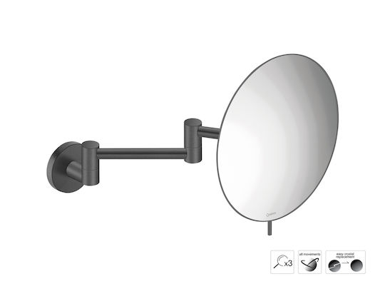 Sanco Sanco Schminkspiegel Wand Braun MR-701-A75