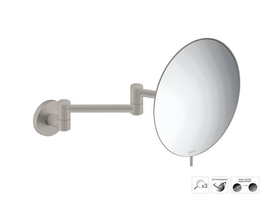 Sanco Sanco Schminkspiegel Wand 118cm Grauer MR-701-M118