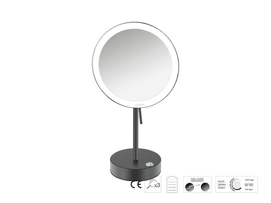 Sanco Sanco Schminkspiegel Tischgerät mit Licht 103cm Braune