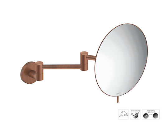 Sanco Sanco Schminkspiegel Wand 118cm Grauer MR-701-M118