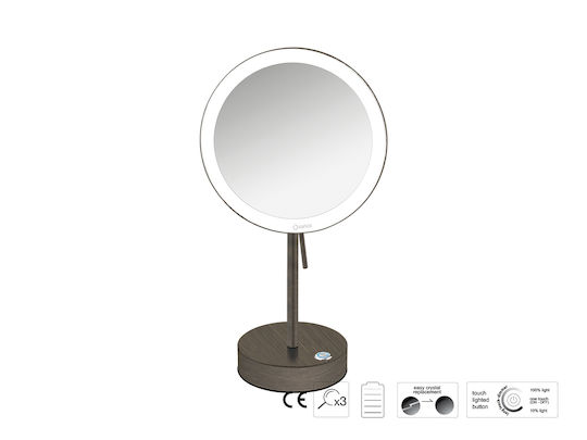 Sanco Sanco Schminkspiegel Tischgerät mit Licht 103cm Braune