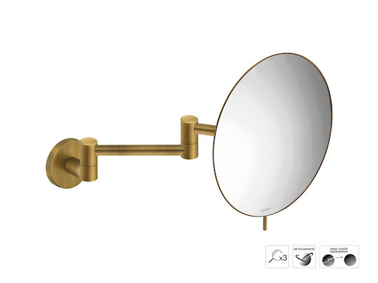 Sanco Sanco Schminkspiegel Wand 103cm Braune