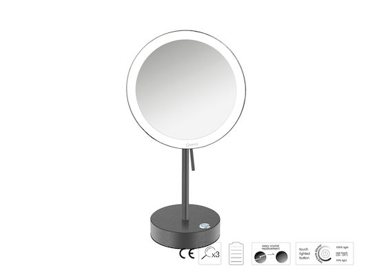 Sanco Sanco Schminkspiegel Tischgerät mit Licht 103cm Braune