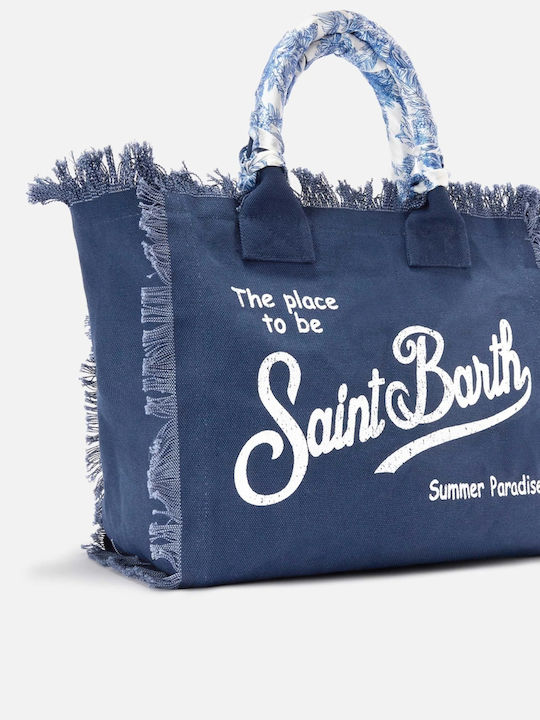 MC2 Beach Bag Made of Blue Canvas