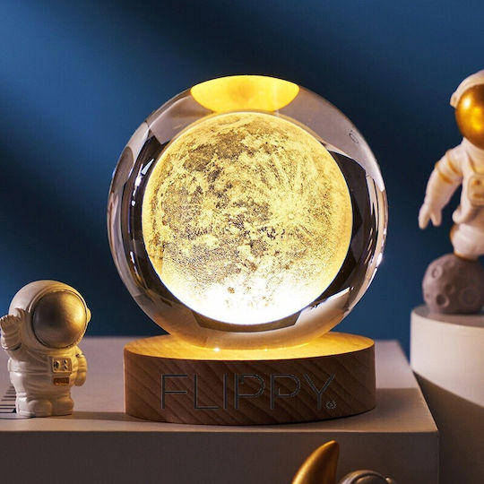 Alista Home Διακοσμητικό Φωτιστικό LED Θερμό Λευκό Crystal Ball 3x3εκ.