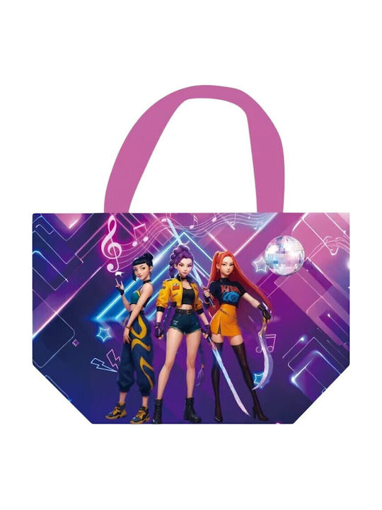 Πάνινη Τσάντα Ώμου K-pop Demon Hunters 33x23x10 Εκ Μωβ Πάνινη Τσάντα Ώμου K-pop Demon Hunters 33x23x10 Εκ Μωβ