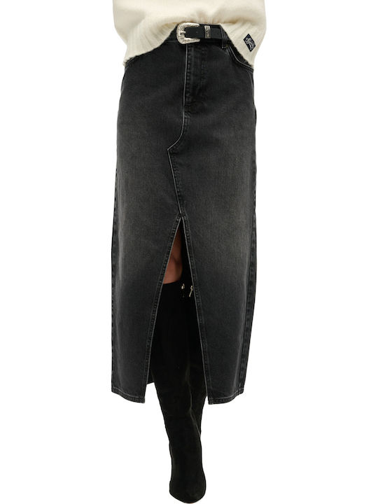 Denim Maxi Rock Denim